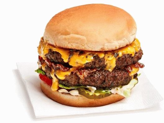 Foto Cheeseburger z dvojno patty