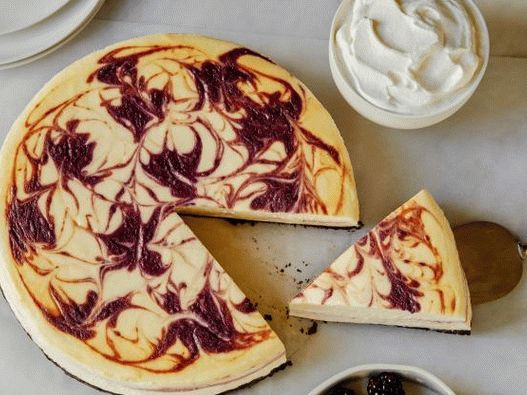 Foto Cheesecake z robidnimi kodri