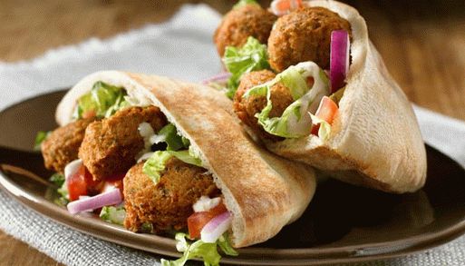 Foto Falafel z omako poprove mete v pita