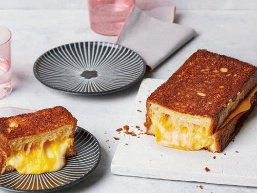 Foto velikanski sendvič s toplim sirom za veliko podjetje