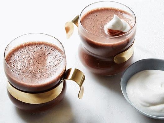Foto vroča čokolada brez dodatnih kalorij