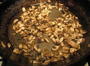 Krompirjeva zza z gobami, pečena v pečici - 4