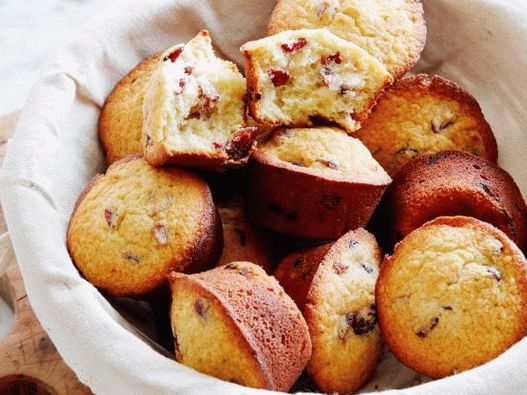 Foto brusnični-oranžni muffini