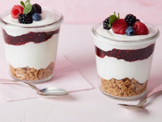 Photo Summer Cheesecake Mousse s sirom