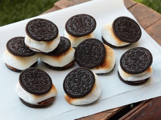 Fotografija posode - Oreo piškoti z marshmallow v pečici