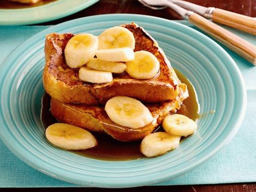 Fotografija posode - Banana rejnica na krutonih v teksaškem slogu