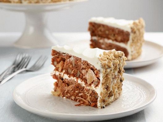 Fotografija posode - Korenčkov kolač s ananasovo kremo