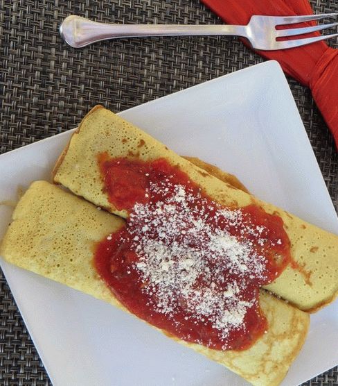 Fotografija Manicotti s sirom in mesno omako