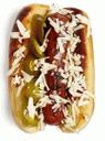Hot dog s sirom Monterey Jack