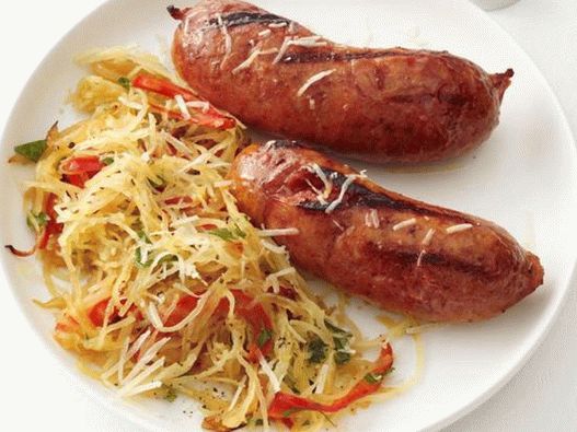 Špageti buča s kupatom