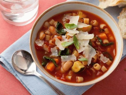 Fotografija posode - Minestrone juha v počasnem kuhalniku