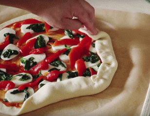 Zelenjavni pizza roll Stromboli - 1