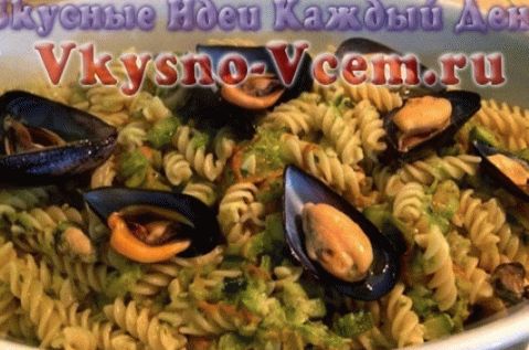 Fusilli recept z školjkami