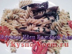 Testenine Fusilli z školjkami