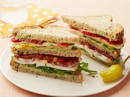 Vegetarijanski klub sendvič