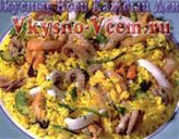 rižota z lignji in školjkami