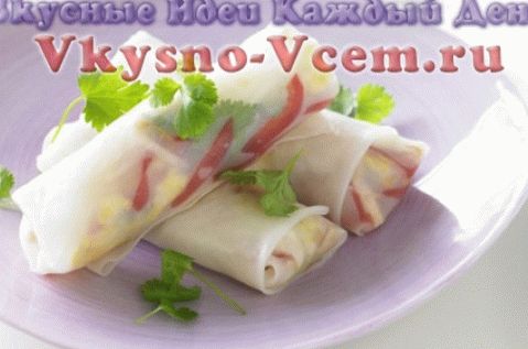 Sadni zvitki za otroški riž