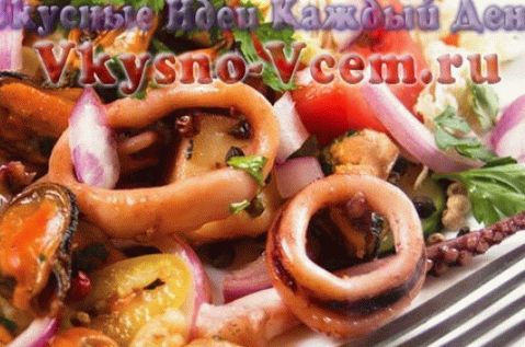 nov recept za solato iz morskega koktajla