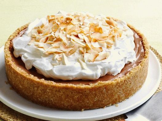 Foto sladoledna torta iz čokolade in banane