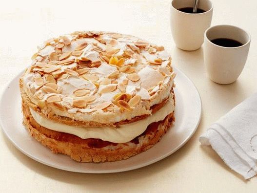 Torta za meringue v obliki jajčnega prsta