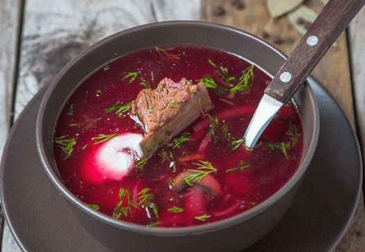 Foto ukrajinski borsch